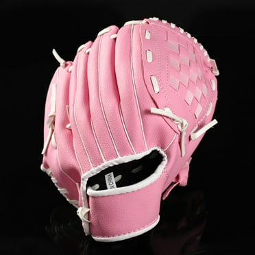Rawlings 10.5" Youth Girls' Fastpitch Softball Glove White/Pink/Grey